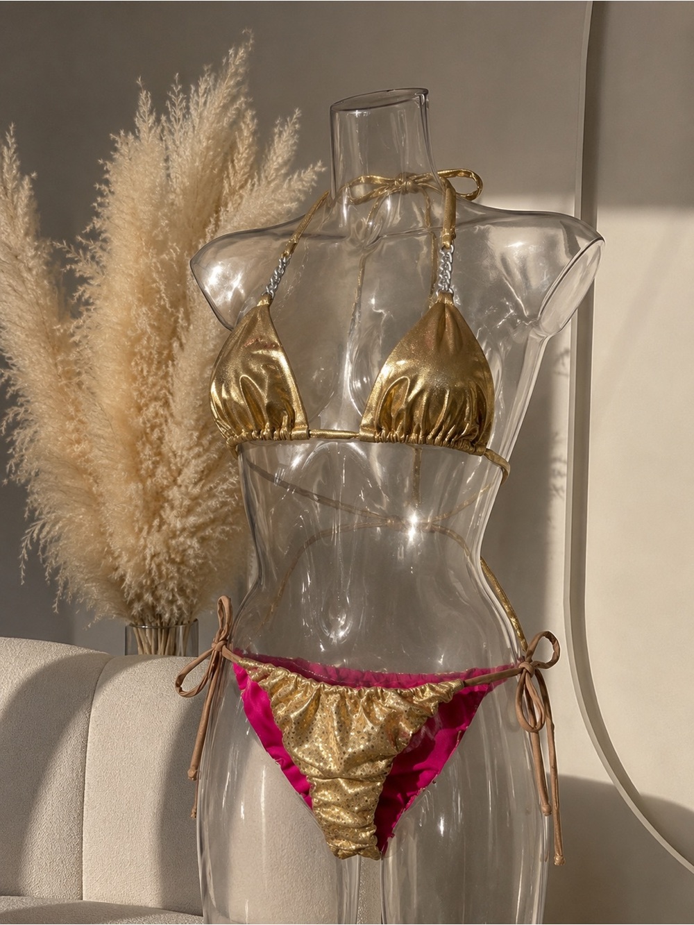 🔥New golden sequins swimsuit